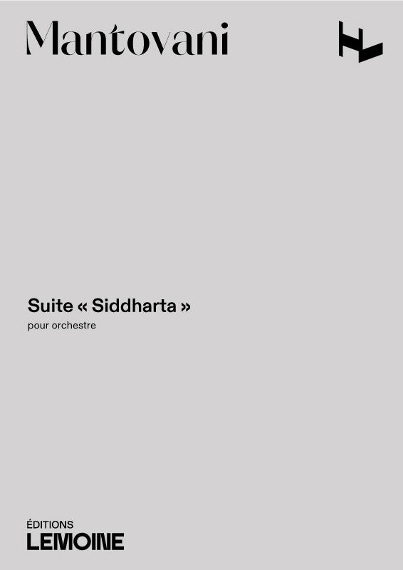 Suite "Siddharta" - partition ensemble, Bruno Mantovani