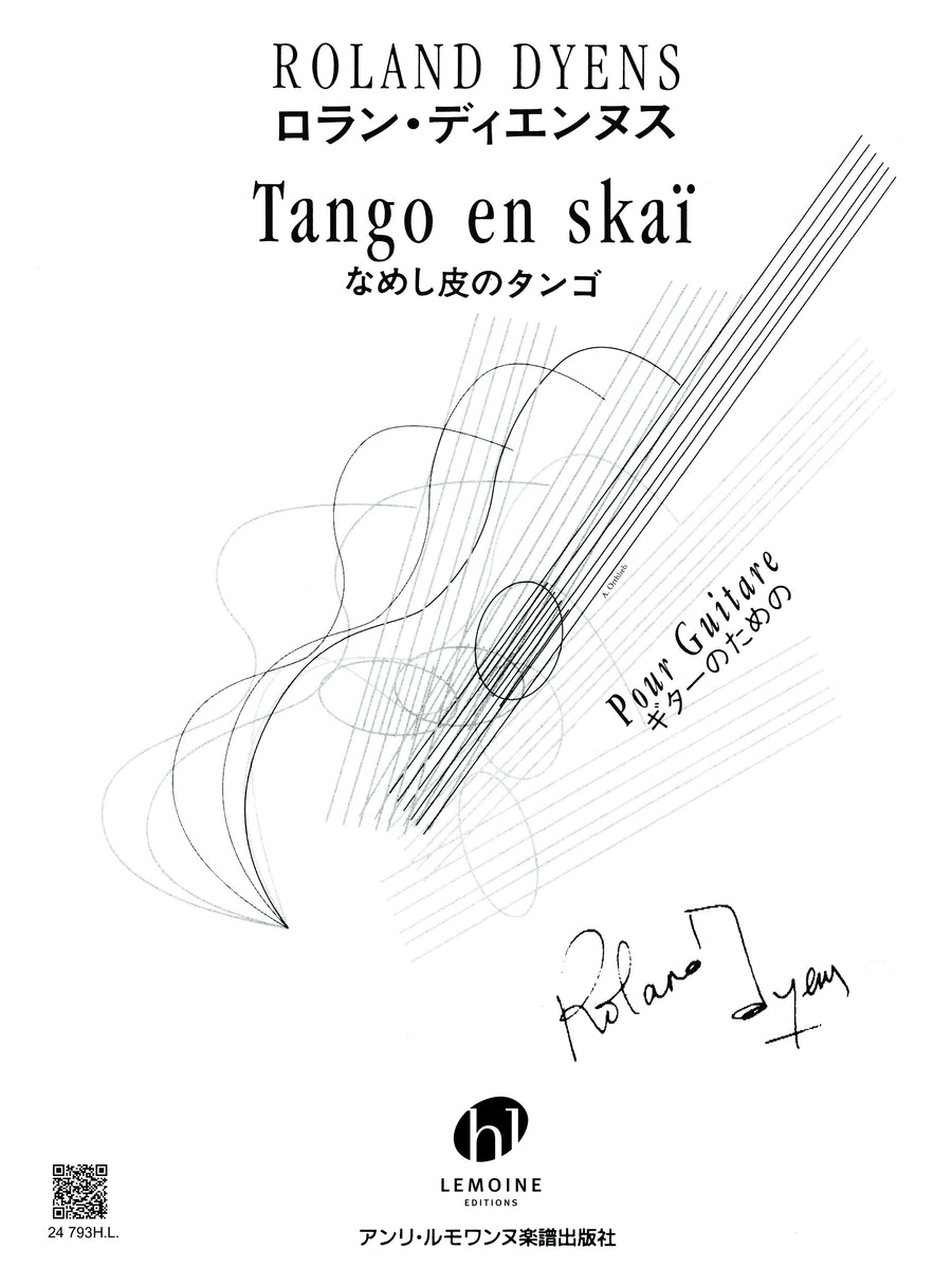 Tango en Skaï - partition guitare, Roland Dyens