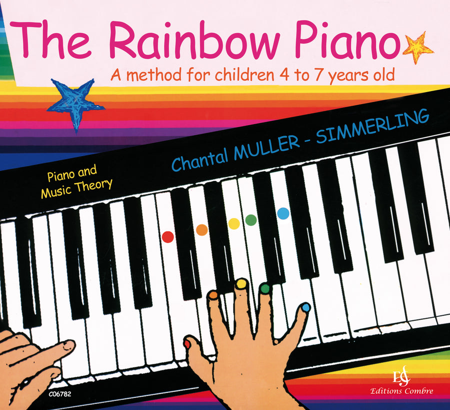 The Rainbow Piano - partition piano, Chantal Muller