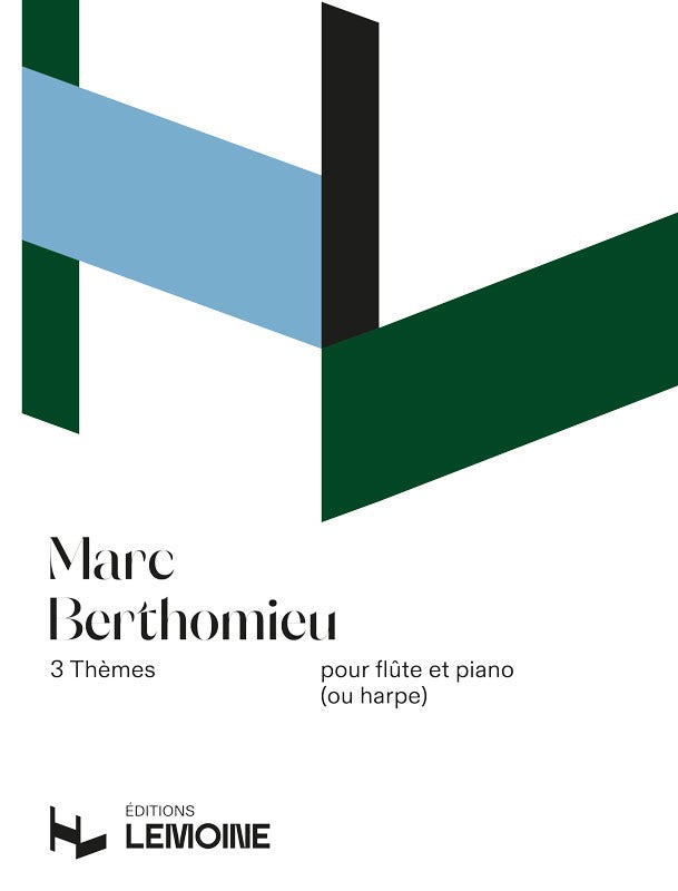 Thèmes (3) - partition flûte, Marc Berthomieu