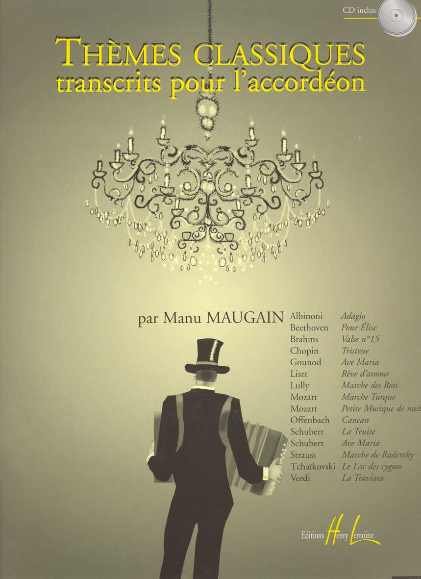 Thèmes Classiques Vol.1 - partition accordéon, Manu Maugain