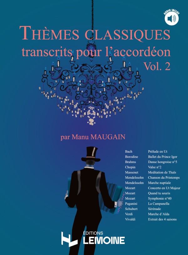 Thèmes Classiques Vol.2 - partition accordéon, Manu Maugain