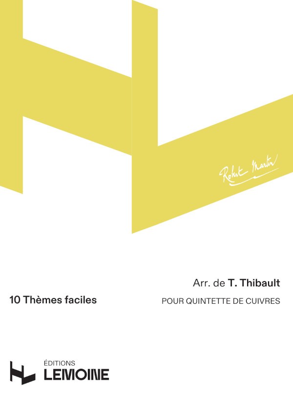 Thèmes faciles (10) - partition cuivres, Thierry Thibault