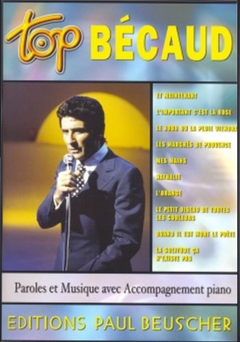 Top Becaud - partition chant, Gilbert Becaud