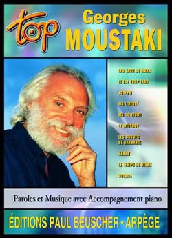 Top Moustaki - partition chant, Georges Moustaki