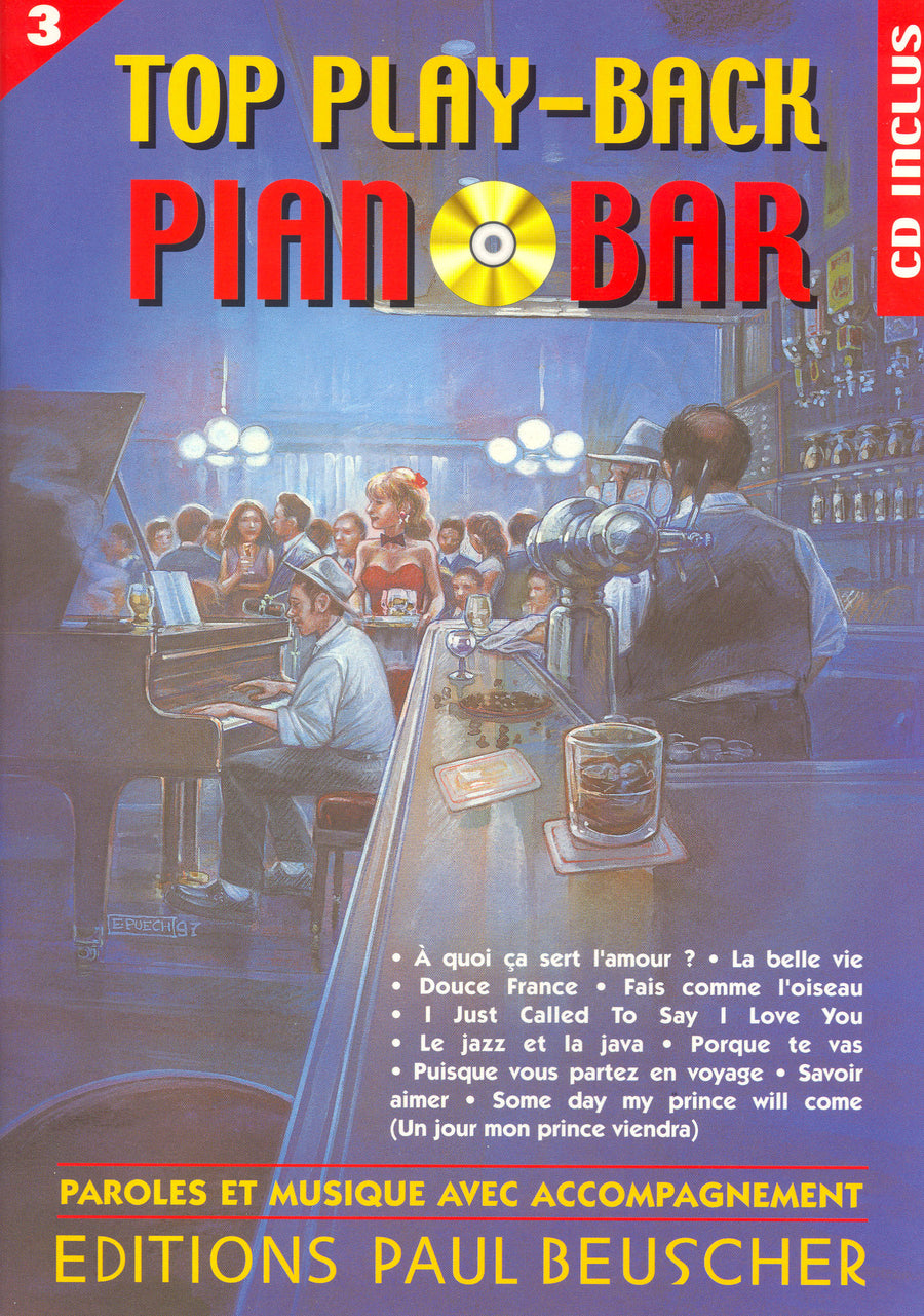 Top Piano Bar Vol.3 - partition chant