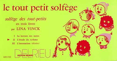 Tout petit solfège Vol.2 - solfège, Lina Vinck