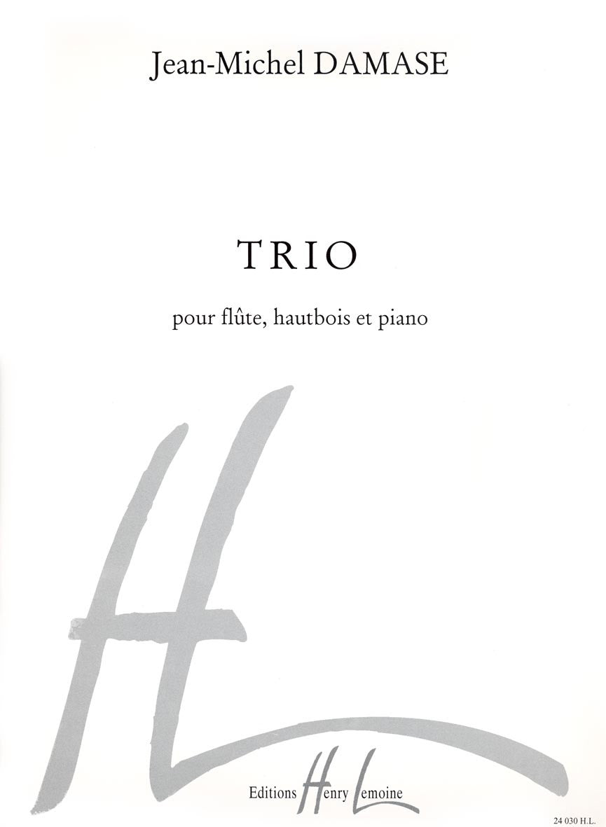 Trio - partition flûte, Jean-Michel Damase