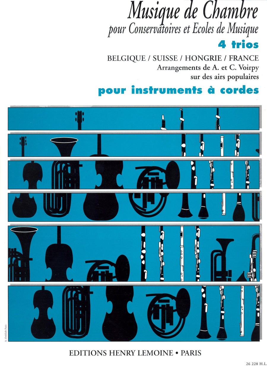 Trios (4) - partition cordes, Alain Voirpy
