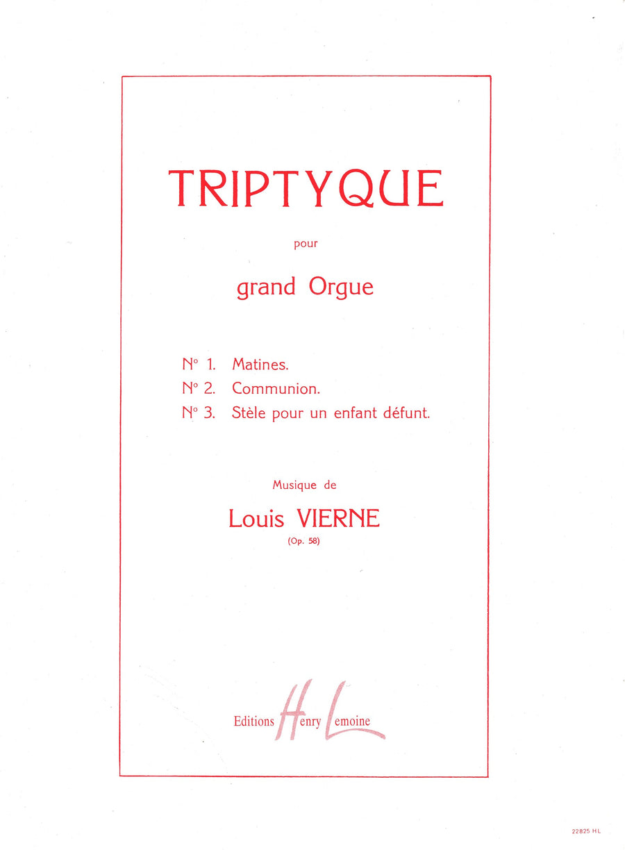 Triptyque Op.58