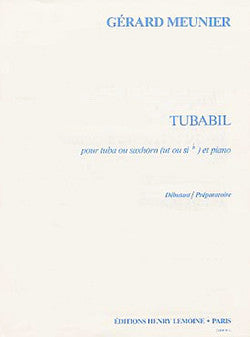Tubabil - partition cuivres, Gérard Meunier