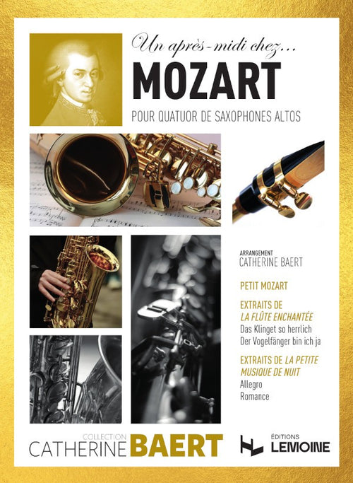 Un après-midi chez... Mozart - partition saxophone, Catherine Baert
