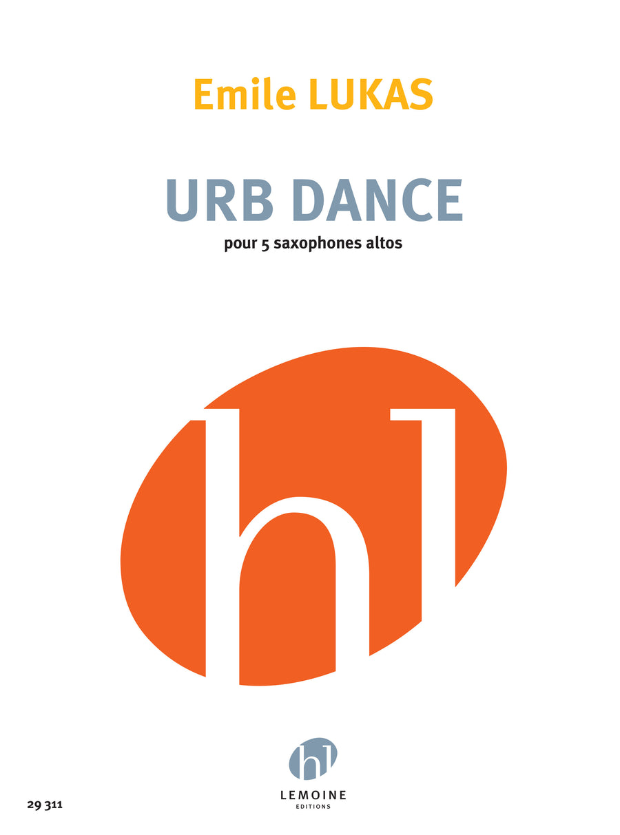Urb Dance - partition saxophone, Emile Lukas