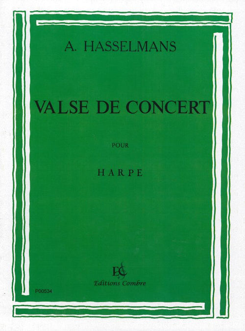 Valse de concert - partition harpe, Alphonse Hasselmans