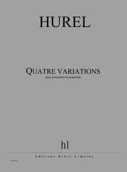 Variations (4) - partition percussions, Philippe Hurel