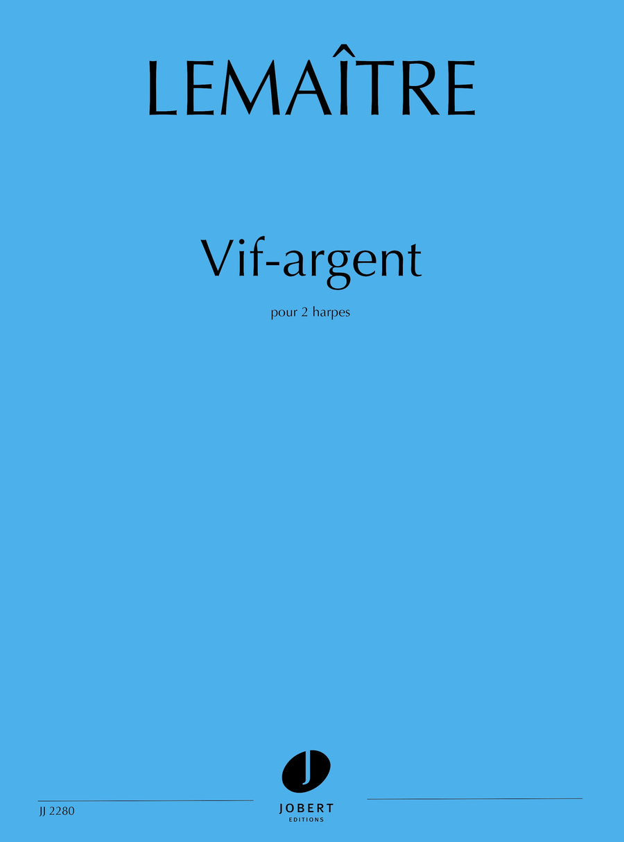 Vif-Argent - partition harpe, Dominique Lemaître