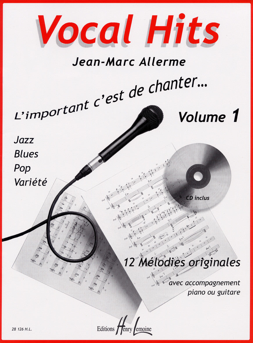 Vocal hits Vol.1 - partition chant, Jean-Marc Allerme