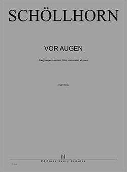 Vor Augen - partition flûte, Johannes Schollhorn