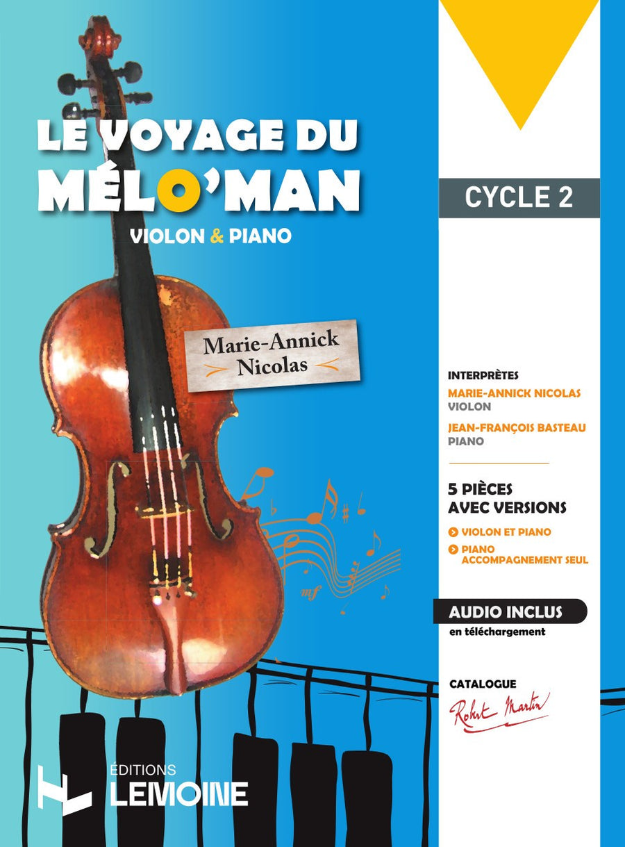 Voyage du Mélo'man - partition violon, Marie-Annick Nicolas