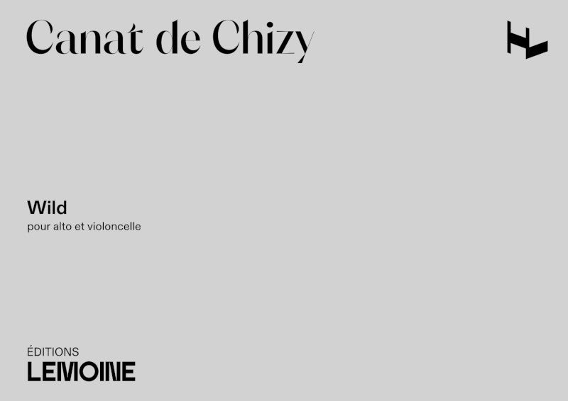 Wild - partition alto, Edith Canat de Chizy