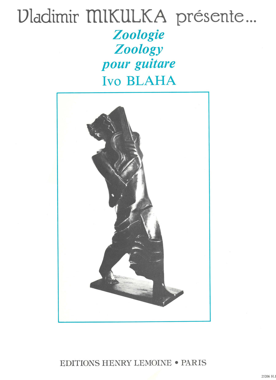 Zoologie - partition guitare, Ivo Blaha